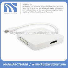 3 in1 Mini Display Port DP auf DVI / HDMI / DP Adapter für Apple Macbook Pro Adapter